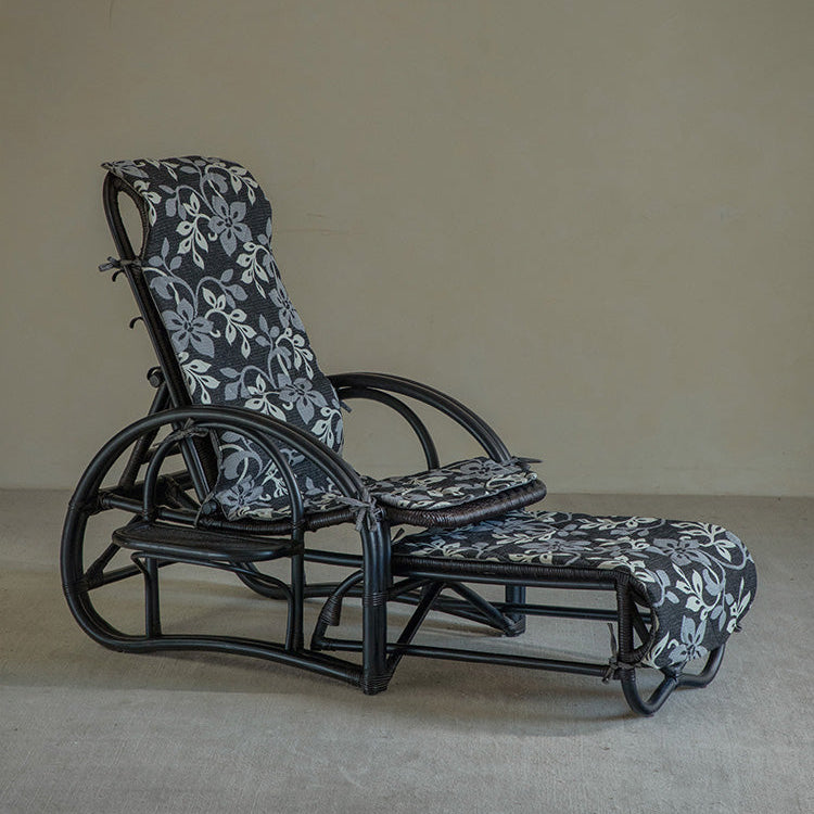 rattan recliner, rattan lounge chair, handwoven rattan furniture, vintage rattan chair, bamboo recliner, natural rattan seat, handcrafted rattan lounger, boho rattan furniture, southeast asian furniture