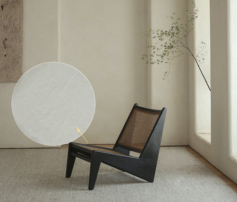 Chandigarh chair, rattan wood furniture, modernist wooden furniture, handwoven armchair, solid wood dining chair, minimalist home decor, mid-century design